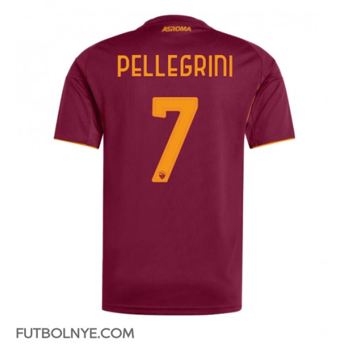 Camiseta AS Roma Lorenzo Pellegrini #7 Primera Equipación 2025-26 manga corta